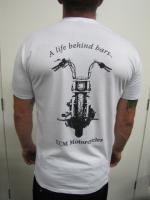 <p> </p>
A Life Behind Bars, good quality Tees available in black or white, S.M.L.XL. $20.00 each