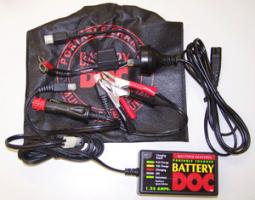 365 day Battery Maintainer, keeps your battery in tip top condition year round. The only Battery Charger with its own self diagnostics. Features: Advanced charger technology; Ultra light, compact and portable; Won't harm your battery; 3 colour LED charge indicator; Short-circuit/reverse polarity protected; Multiple accessories/carrying bag.